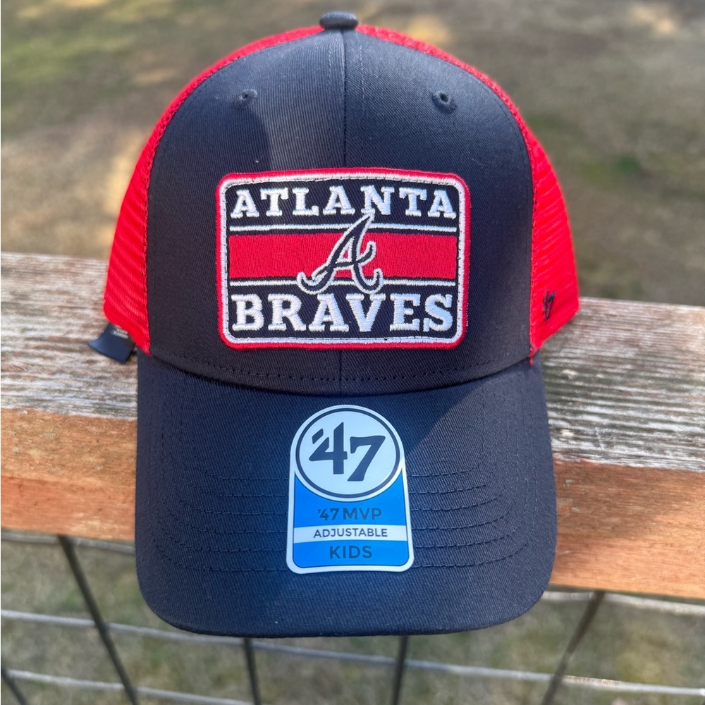 Atlanta Braves Kids Adjustable Cap